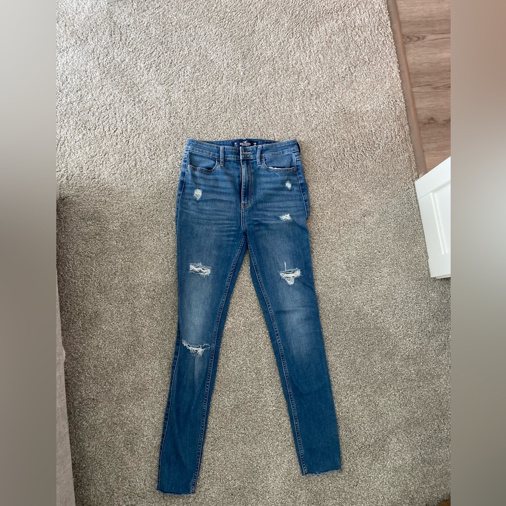 Hollister ultra high rise super skinny jeans